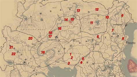 dinosaur bone locations rdr2